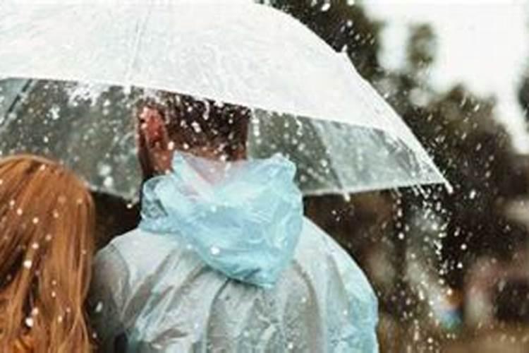 梦见下雨然后晴天