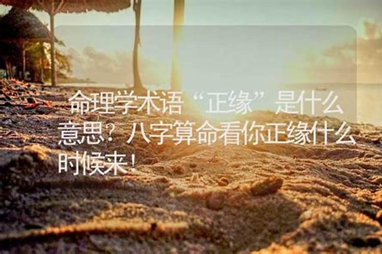 正缘进不来什么意思？