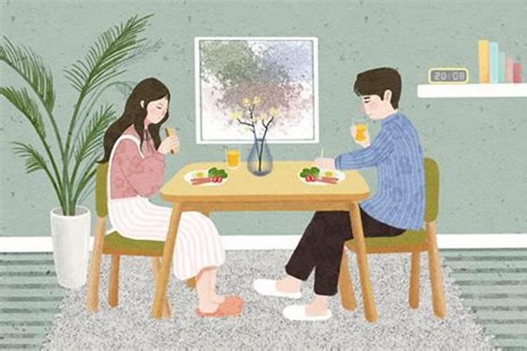 梦见前男友和他老婆跟我吃饭的预兆