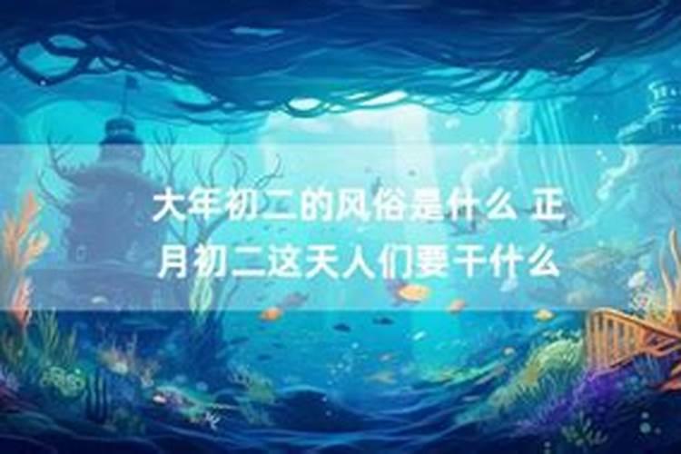 春节正月初二做什么