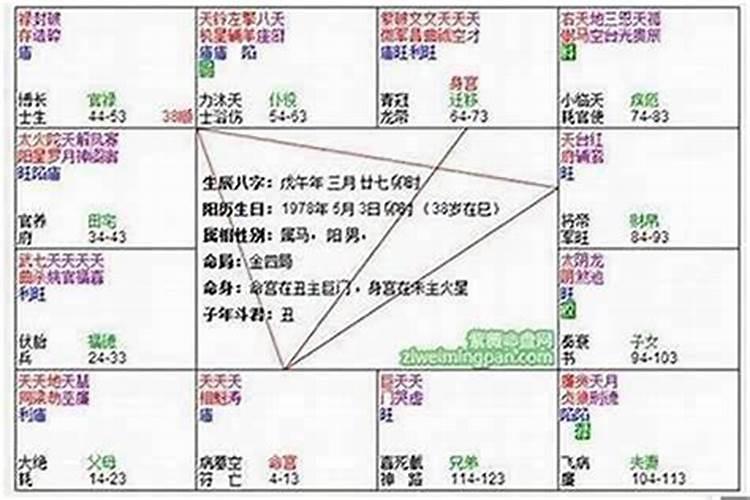 紫薇命盘 命主文曲 求解