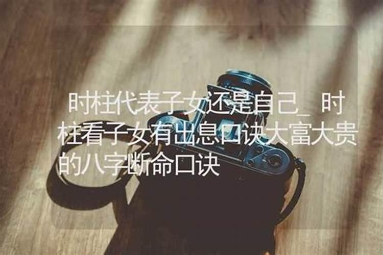 时柱看子女有出息口诀