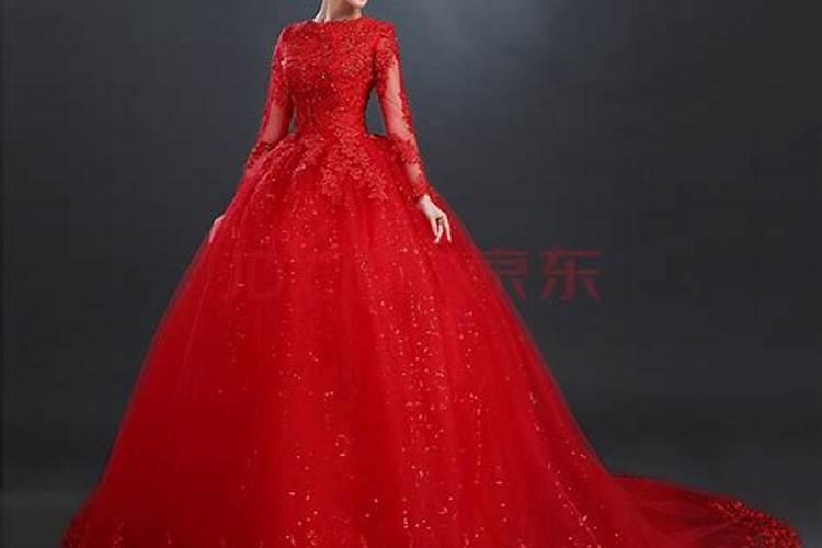 梦见穿红色衣服的新娘的预兆