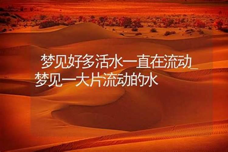 梦到好多水是什么预兆？