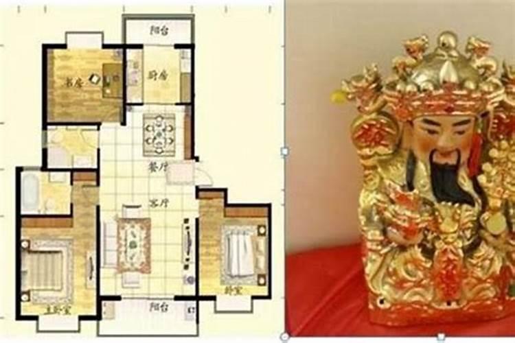 财神挂哪个方向好