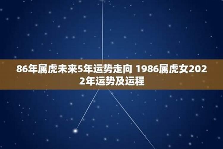 2025属虎女1986年生人的运势和财运