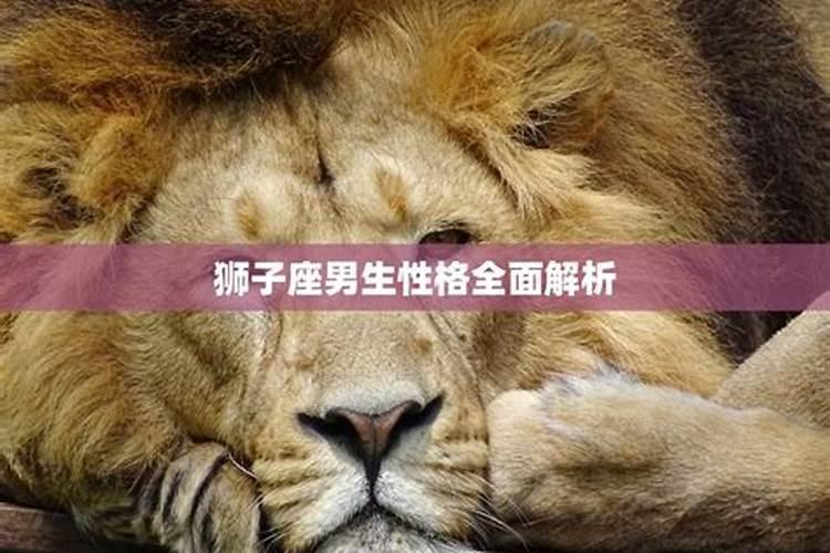 狮子座男性格优点和缺点