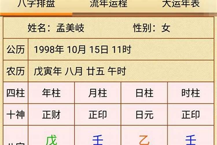 请问阴历为1989年11月8日中午12时出生的女孩儿,请高人详批八字