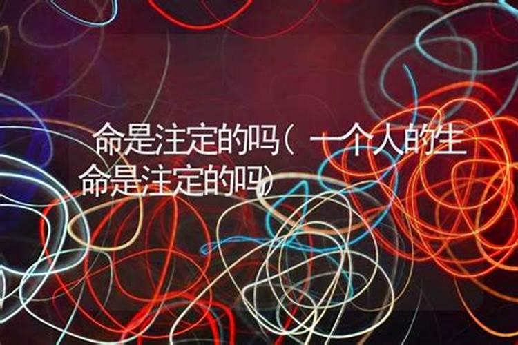 人的命真的是天注定的吗？