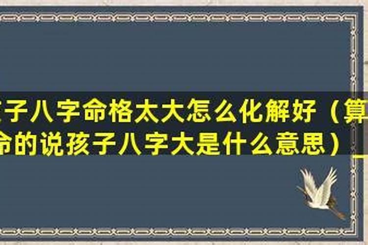人的命格大八字是啥意思,真正的上等八字