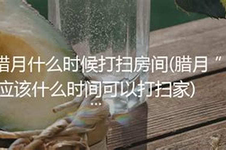 进了腊月什么时候扫家