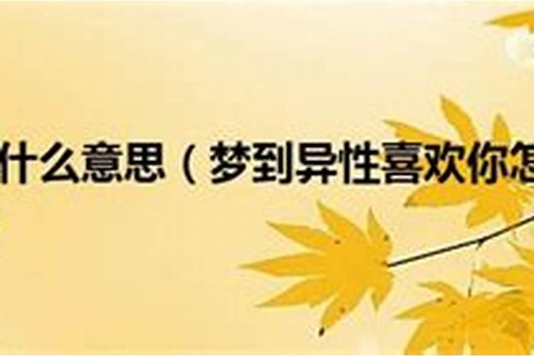 女人梦见异性追求自己