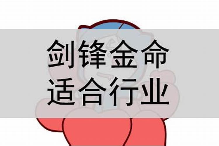 五行(剑锋金命)适合哪些工作