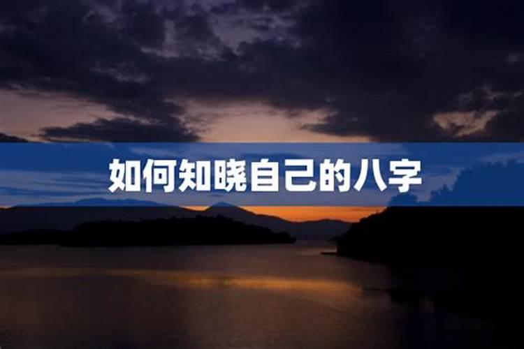 如何知道自己的生辰八字是什么？