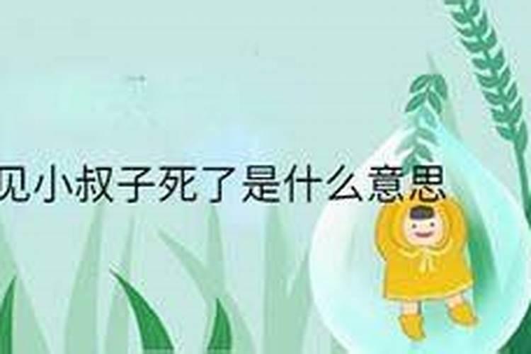 梦见小叔子的预兆