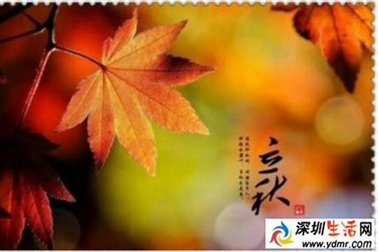 立秋有啥讲究