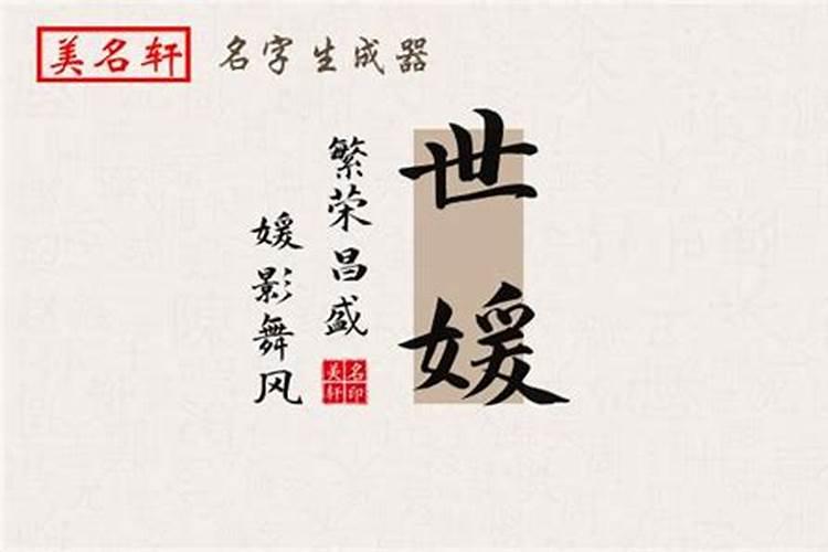 媛字做名字的意义女孩寓意好的名字大全