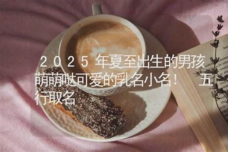 男婴立夏时候出生起乳名