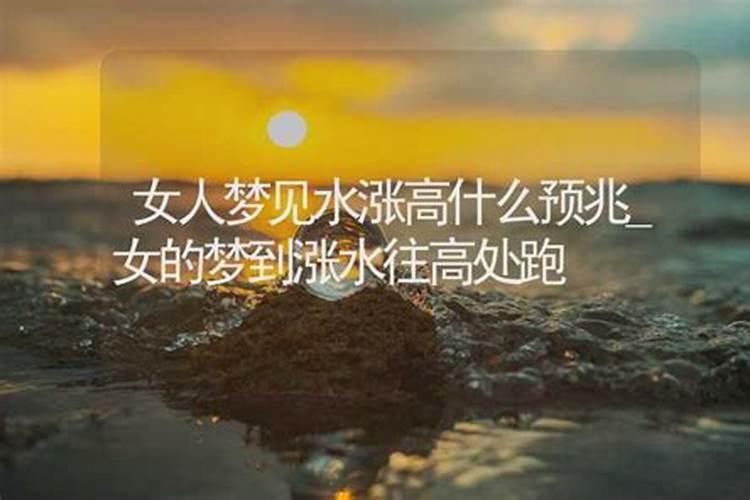 梦见大海涨水