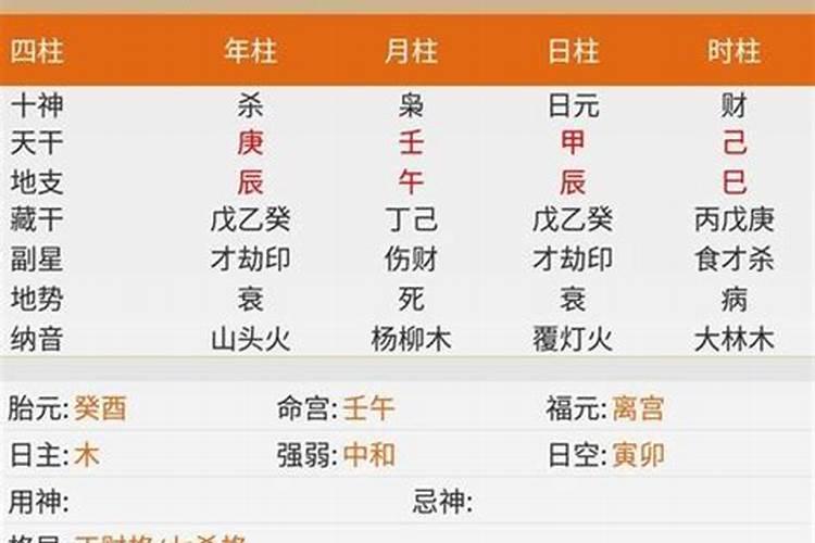 八字上的日元是什么意思