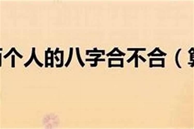八字不合是什么意思