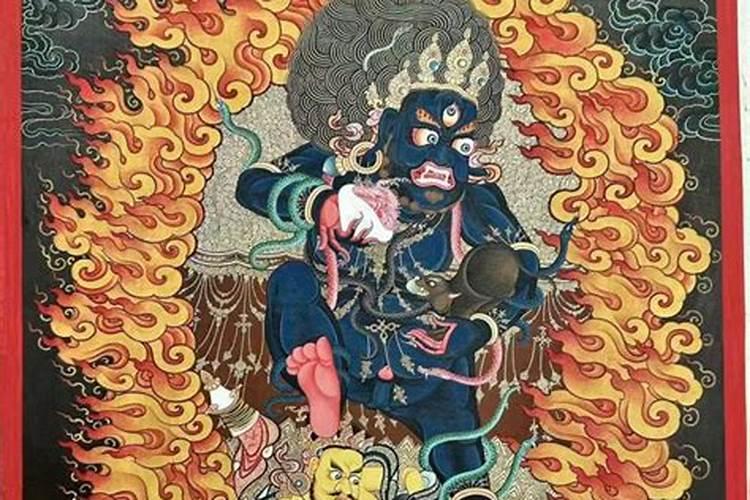 唐卡财神每个颜色寓意