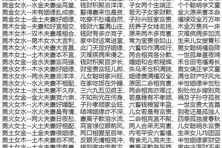 男女九宫婚配表准吗,关于男女宫度数合婚(吕才合婚法)问题