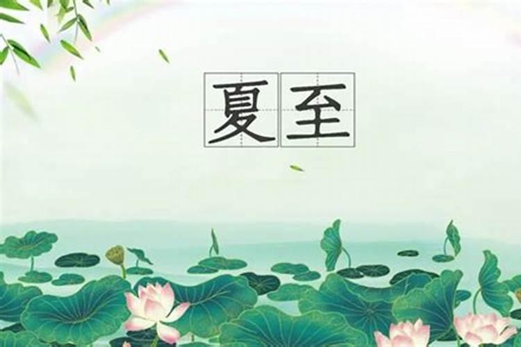 夏至的习俗和特点幼儿园？