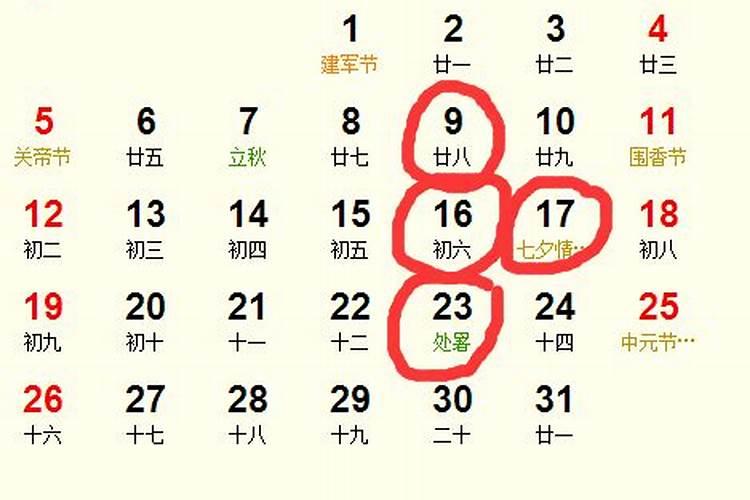 8月份安床的好日子