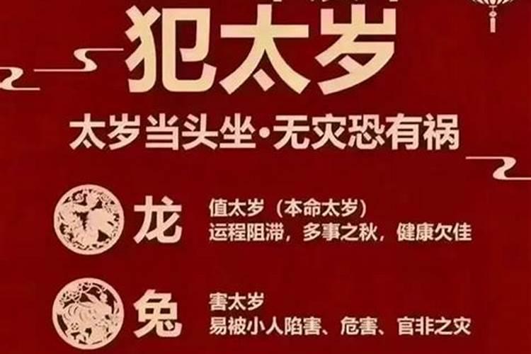 哪些生肖2024年犯太岁？