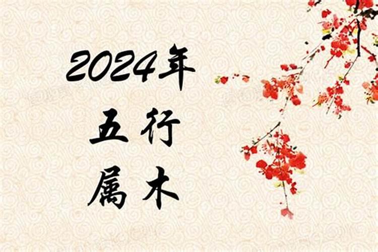2024属于什么年五行属什么？