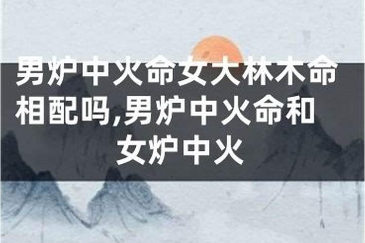 炉中火命和沙中土命合婚吗？