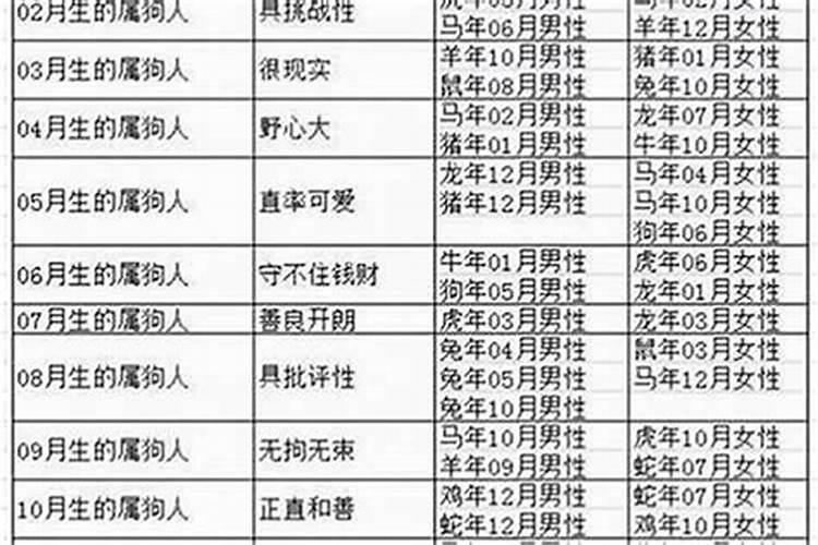 女狗婚配哪个属相？