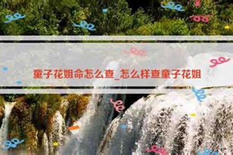 如何查童子花姐命？