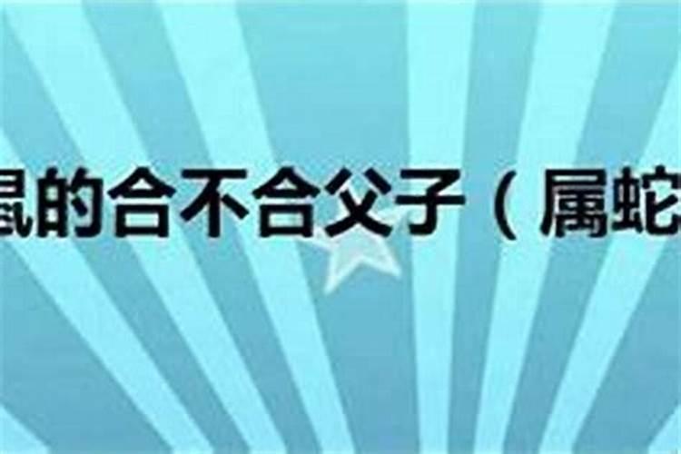 蛇与鼠属相婚配可以吗？