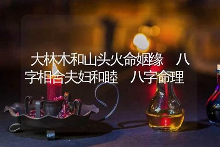大林木和山头火命婚配八字相合夫妻和睦