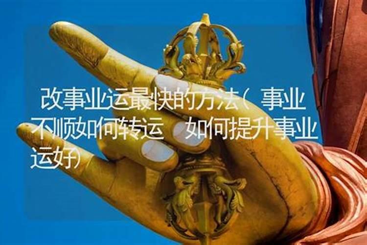 事业运不顺如何转运？