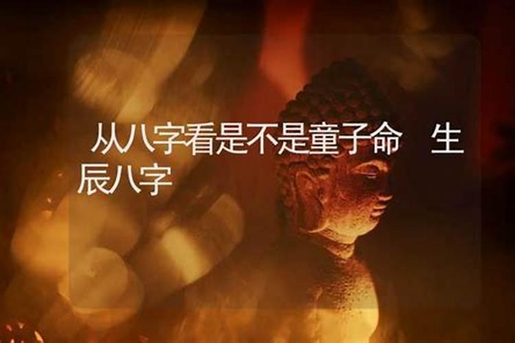 请老师看我是不是童子命？