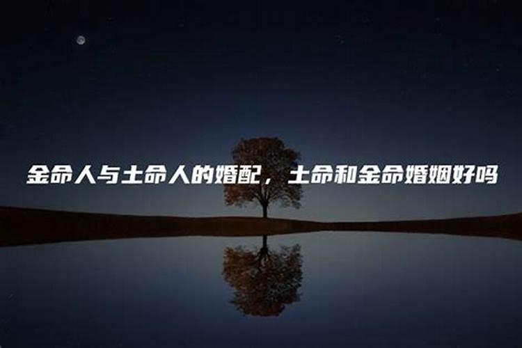 土命和金命的人合婚吗？